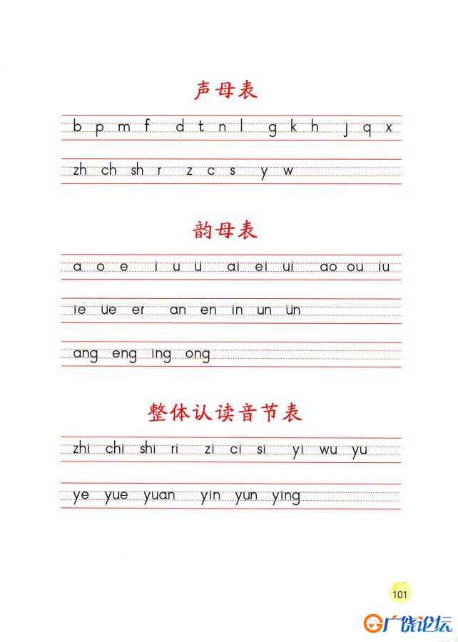 幼小衔接学拼音，拼音字母表搭配字母儿歌学习更简单，电子版PDF打印（包含同步音频） ...