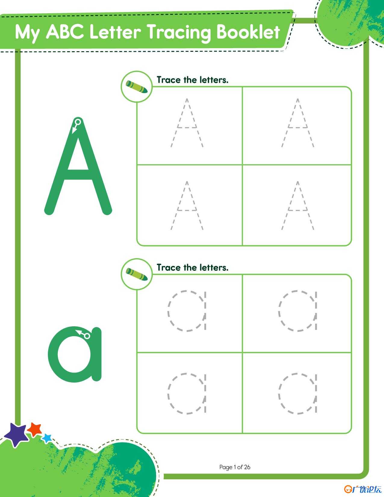 abc-letter-tracing-booklet-us 27页PDF