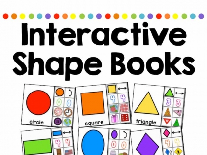 形状简单版（9本）interactive book互动翻翻书，30页PDF亲子资料