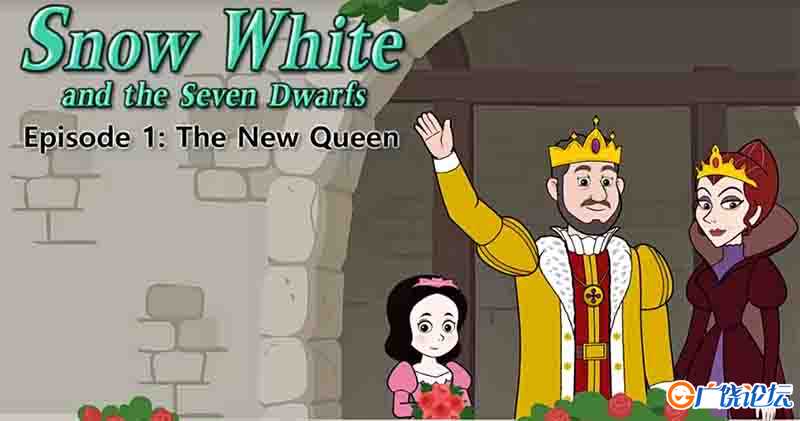 白雪公主和七个小矮人 Snow White and the Seven Dwarfs12集 LittleFox1-9级大全套(内嵌字幕版)高清720P视 ...