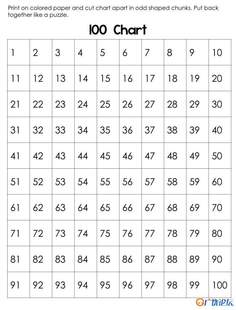 神奇数字窗Count to 100可打印pdf亲子数学游戏 数学启蒙教材 共16页