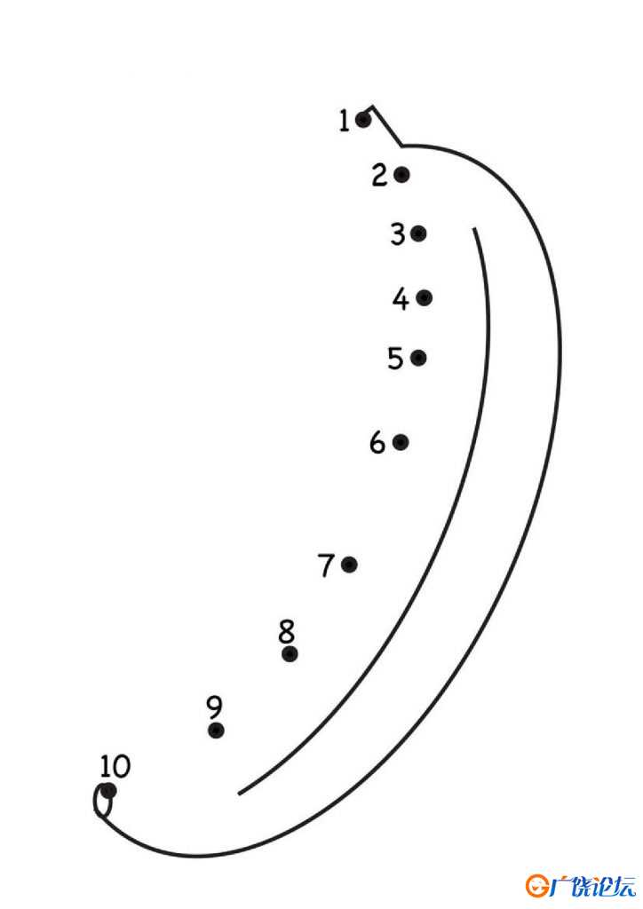 数字连线_10 可打印PDF亲子互动数字游戏