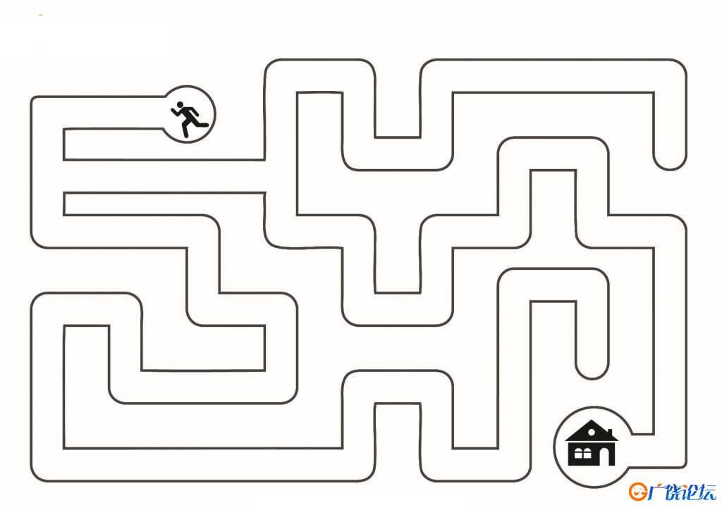 迷宫游戏_3-2，20页PDF可打印 简单迷宫 亲子游戏 广饶论坛中小学教育智慧平台 ...