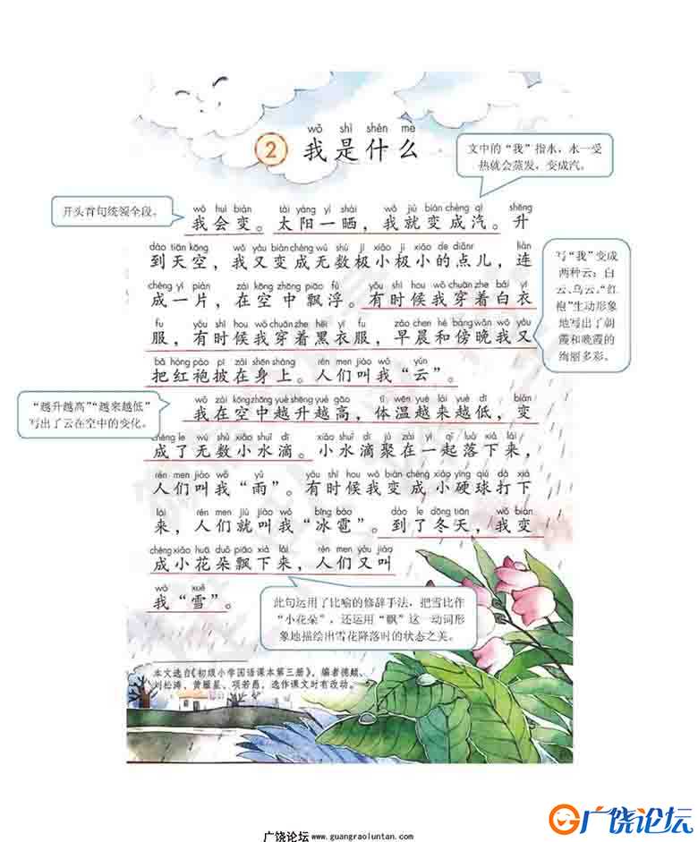 部编二年级语文上册课堂笔记（扫描件）129页可打印PDF 小学2年级综合教学资料 家长在家亲子教育资源 广饶论 ...