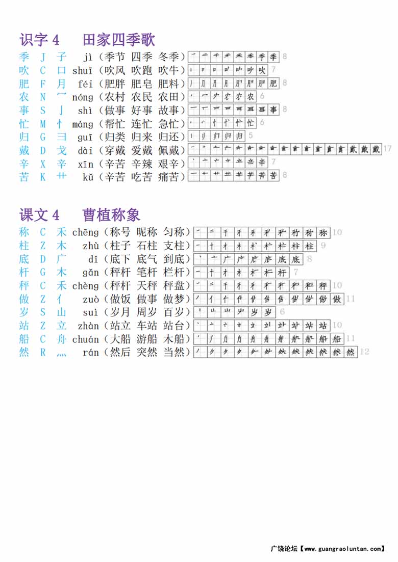 二年级上册语文生字表，全册会写生字 音序 部首 拼音 组词笔顺 -副本_03 副本.jpg