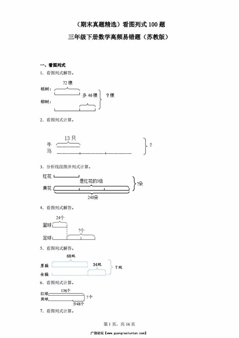 （期末真题精选）看图列式100题 - 三年级下册数学高频易错题（苏教版）-副本_00 副本.jpg