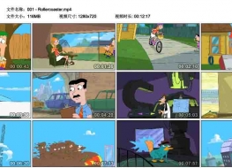 迪斯尼动画片飞哥与小佛动画片 Phineas and Ferb 第1-3季 高清英文版720P百度网盘下载