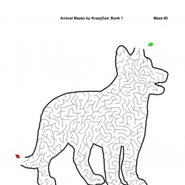 Assorted Animal Mazes Easy-Tough (Ages 4-12+)，1000页PDF可打印 复杂迷宫 亲子游戏 广饶论坛中小学教育智慧平台