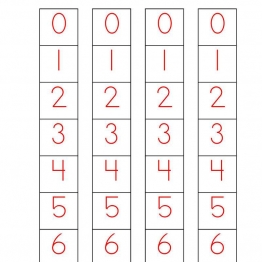 补位数25页可打印PDF 数学启蒙教材 亲子数学游戏