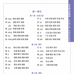 三年级下册语文全册生字组词，8页pdf电子版资料
