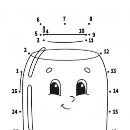 数字连线_19 可打印PDF 亲子互动数字游戏