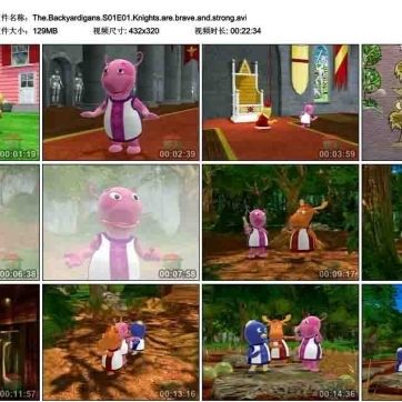 花园小子 The Backyardigans 1-4季共78集全 英文版 视频+MP3音频 百度网盘下载