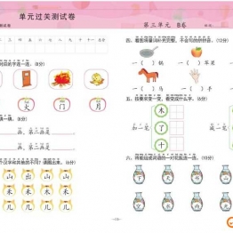 冲刺100分学前测试卷语言① ，幼小衔接语文PDF可打印