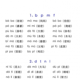 拼音表与拼音拼读大全 11页PDF