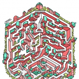 立体3D迷宫图片，27页PDF可打印，百度网盘下载 立体迷宫 亲子游戏 广饶论坛中小学教育智慧平台