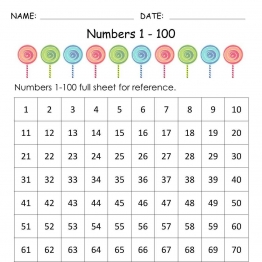 1-100丢失的数字专题素材包2 可打印pdf数学启蒙教材 数学亲子游戏