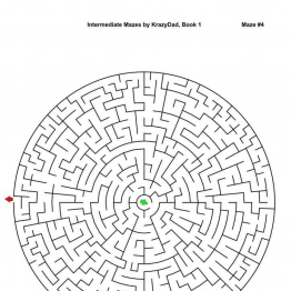 Intermediate Mazes (Ages 6-8)，1000页PDF复杂迷宫 亲子游戏 广饶论坛中小学教育智慧平台