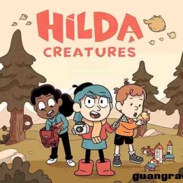 希尔达 Hilda 英文版动画片第1-2季全26集英语英文字幕带台词文本高清1080P视频MKV百度网盘下载中小学教育智慧平台3-6岁英文动画片