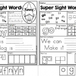 Sight Words 高频词资料16套共50多册PDF单词卡+闪卡+阅读理解+练习册 百度网盘下载