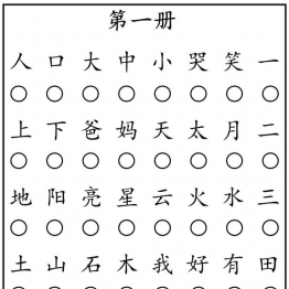 四五快读全册汉字汇总，32页PDF可打印