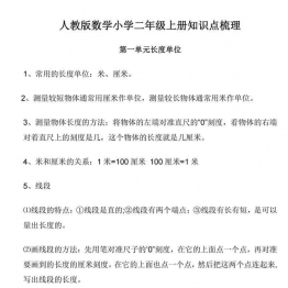 二年级上册数学知识点梳理 10页可打印PDF 小学2年级综合教学资料 家长在家亲子教育资源 广饶论坛中小学教育智慧平台