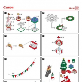 圣诞老人开车，圣诞节手工 16页PDF