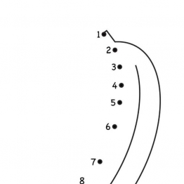 数字连线_10 可打印PDF亲子互动数字游戏