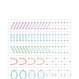 图形绘制练习图集_3共22页PDF可打印 亲子精细控笔游戏 广饶论坛中小学教育智慧平台