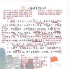 三年级语文上册课堂笔记 117页可打印PDF 小学3年级综合教学资料 家长在家亲子教育资源 广饶论坛中小学教育智慧平台