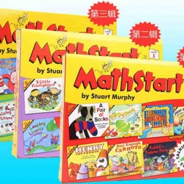 儿童数学启蒙英文绘本 Mathstart Level 1-3级全63册 宝宝第一本数学启蒙图画书下载