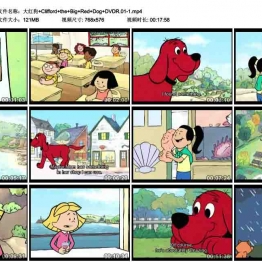 大红狗克里弗 Clifford the Big Red Dog 原版美音动画片及MP3（全94集版）/百度网盘